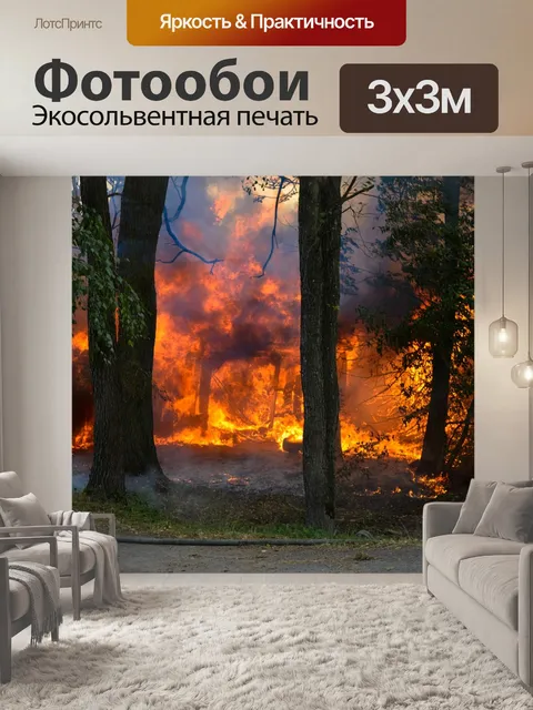 Фотообои Пожар