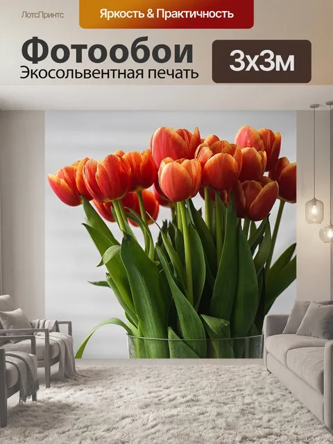 Фотообои Тюльпаны