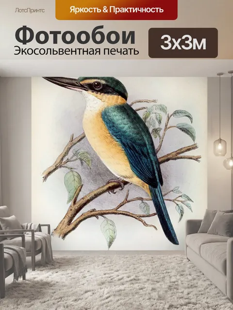 Фотообои Птица винтаж искусство старый