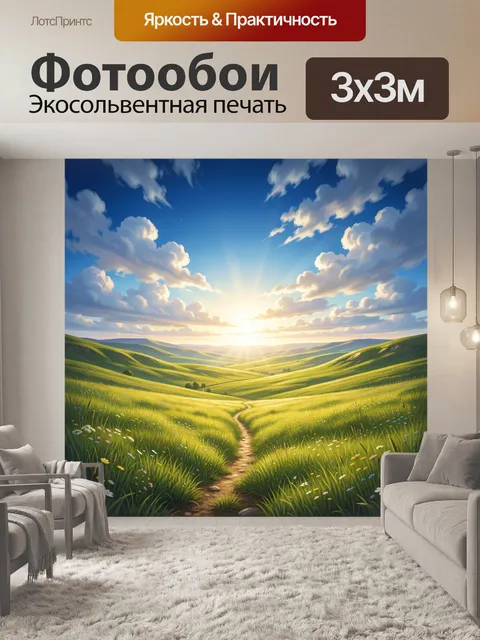 300 × 300 см · Экосольвентная печать