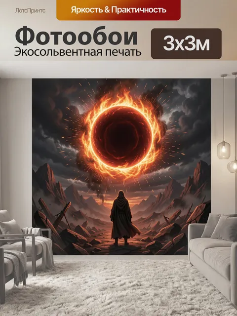 300 × 300 см · Экосольвентная печать