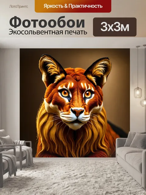 Фотообои животные в стиле барокко