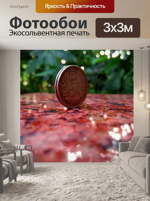 Фотообои Монета