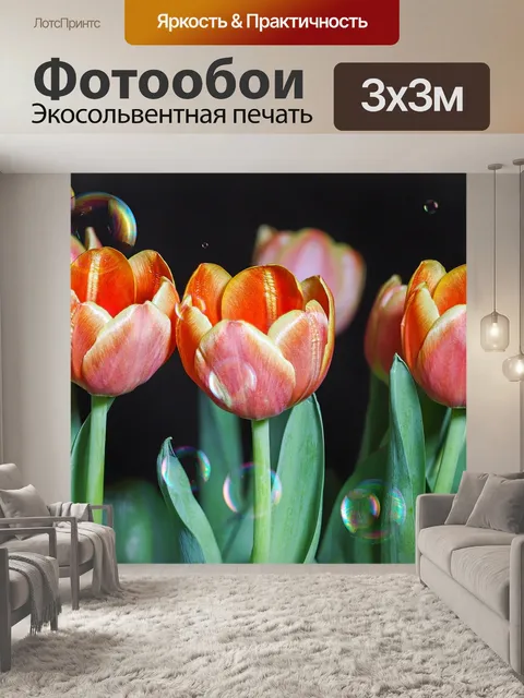 Фотообои Тюльпаны