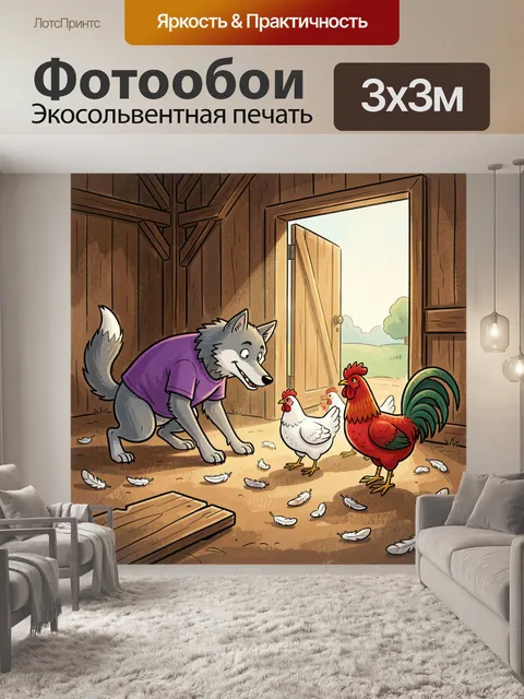 300 × 300 см · Экосольвентная печать