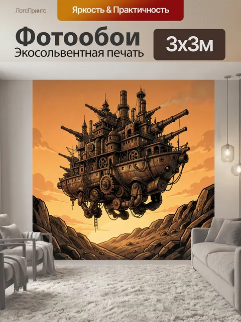 300 × 300 см · Экосольвентная печать