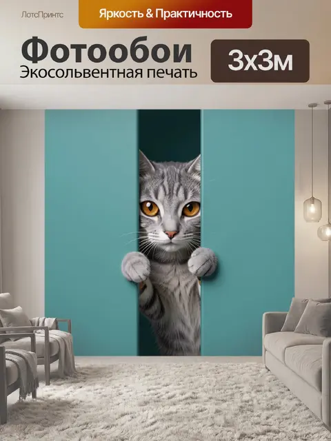 300 × 300 см · Экосольвентная печать