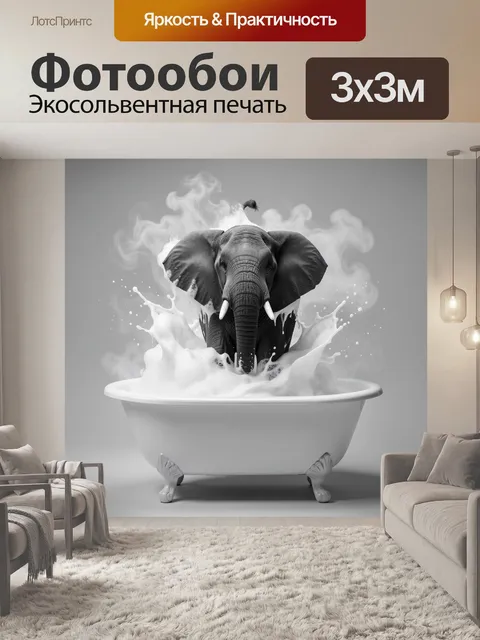 300 × 300 см · Экосольвентная печать