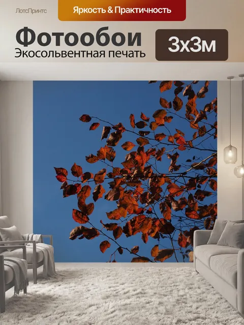 Фотообои Листья