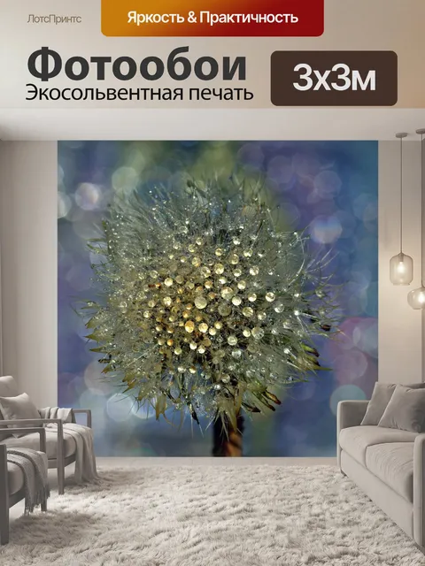 Фотообои Одуванчик
