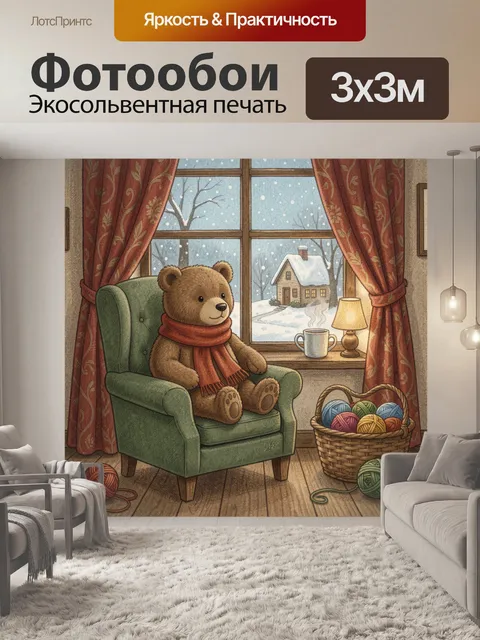 300 × 300 см · Экосольвентная печать