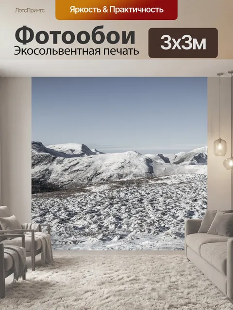 Фотообои Зимний пейзаж
