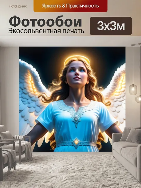 Фотообои ангел, несущий свет в мир