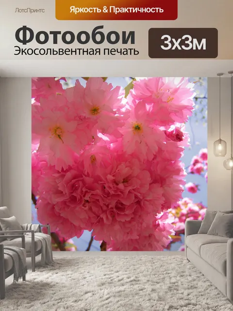 Фотообои Японское декоративное вишневое дерево