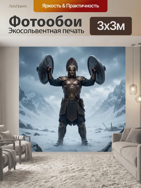 300 × 300 см · Экосольвентная печать