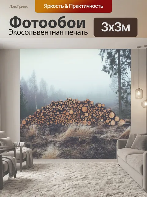 Фотообои Лесозаготовки