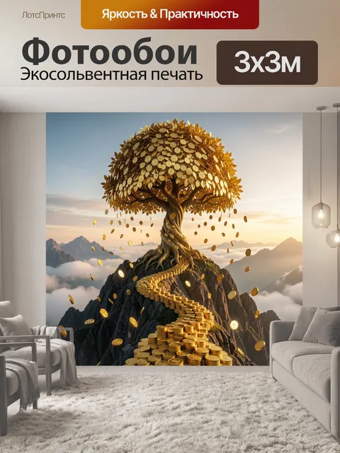Фотообои Денежное дерево на вершине