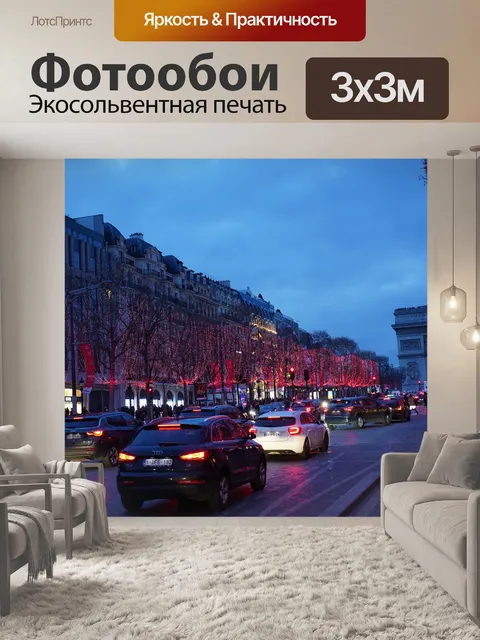 Фотообои Елисейские поля