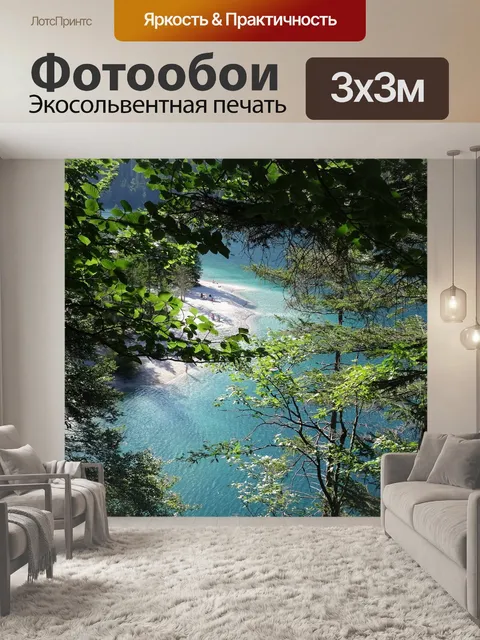 Фотообои Через деревья
