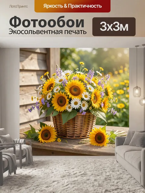 300 × 300 см · Экосольвентная печать