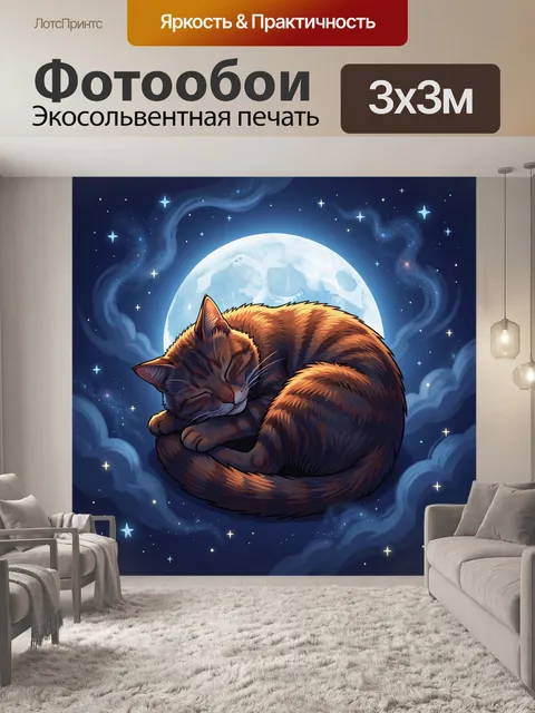 300 × 300 см · Экосольвентная печать