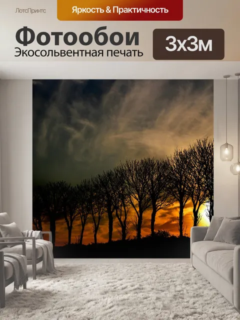 Фотообои Заход солнца
