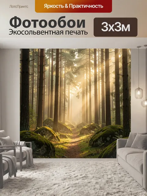300 × 300 см · Экосольвентная печать