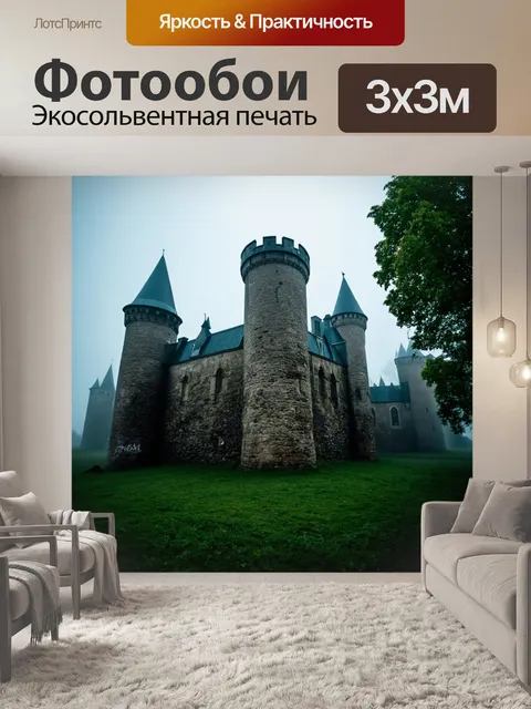 Фотообои туман в стиле графити