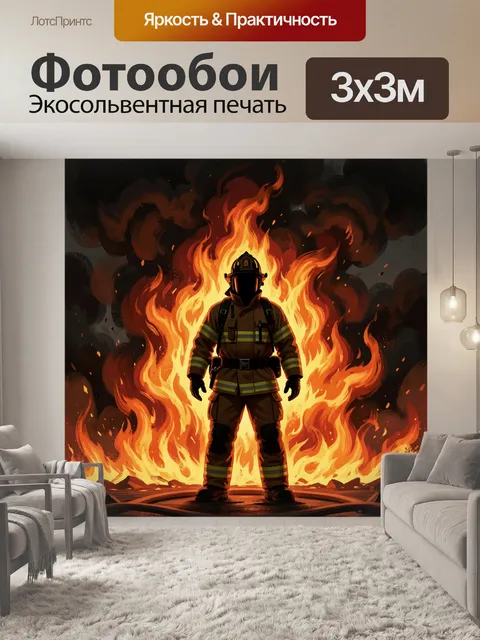 300 × 300 см · Экосольвентная печать