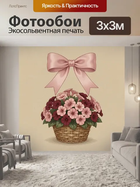 300 × 300 см · Экосольвентная печать