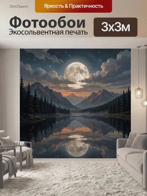 300 × 300 см · Экосольвентная печать