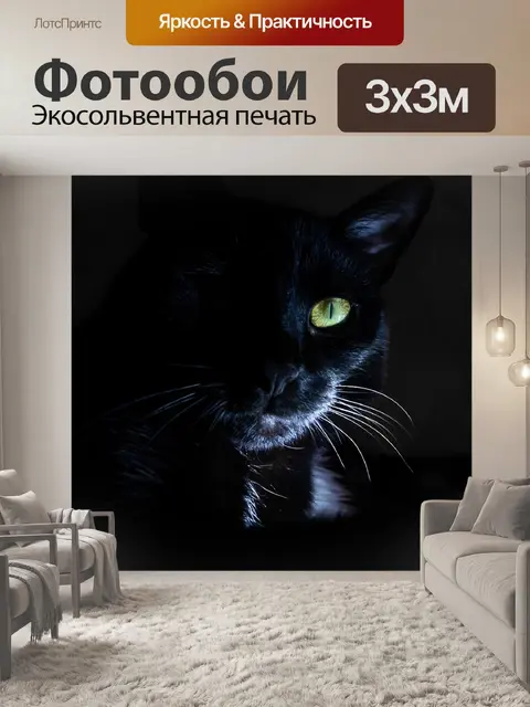 Фотообои Чернить