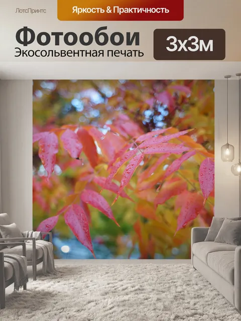 Фотообои Листья