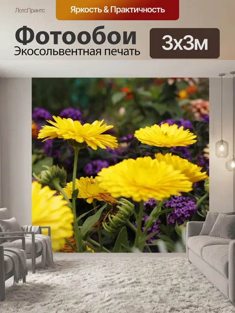 Фотообои Цветы