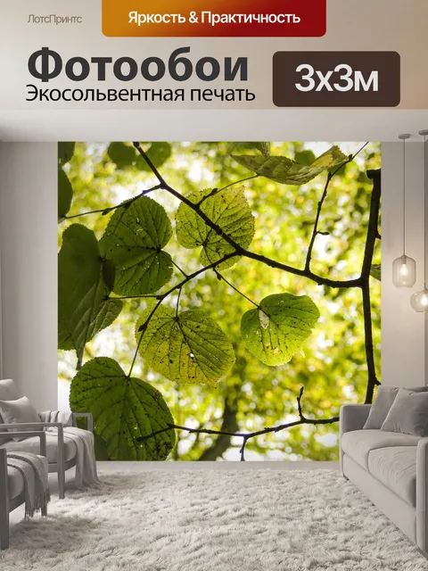 Фотообои Листья