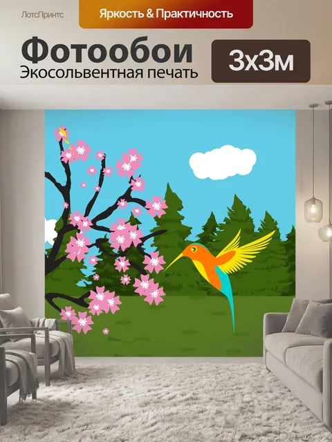 Фотообои Колибри