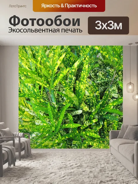Фотообои гренки листья фон