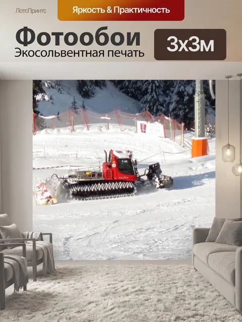 Фотообои Снег Groomer