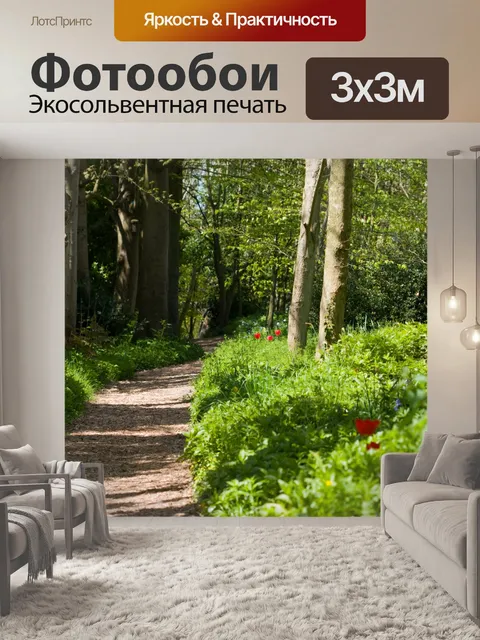 Фотообои Woodland Walk Trail