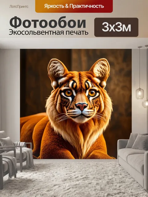 Фотообои животные в стиле барокко