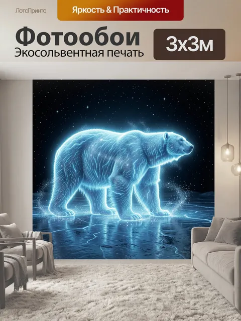 300 × 300 см · Экосольвентная печать