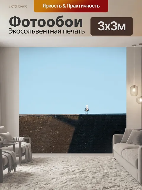 Фотообои Птица на крыше