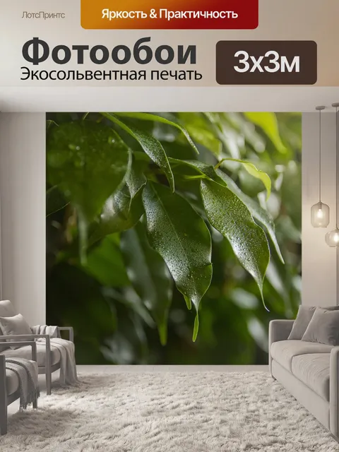 Фотообои Листья