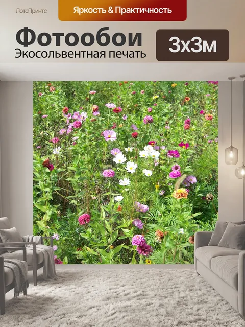 Фотообои Полевые цветы