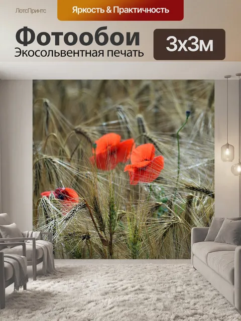 Фотообои Маки