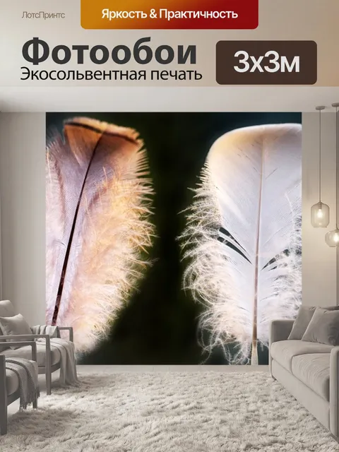 Фотообои Перья