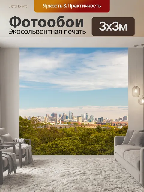 Фотообои городской пейзаж бостона