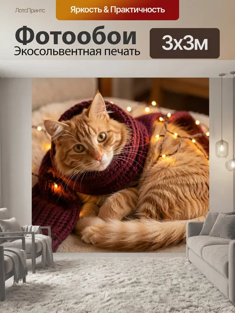 300 × 300 см · Экосольвентная печать