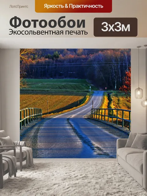 Фотообои Проселочная дорога