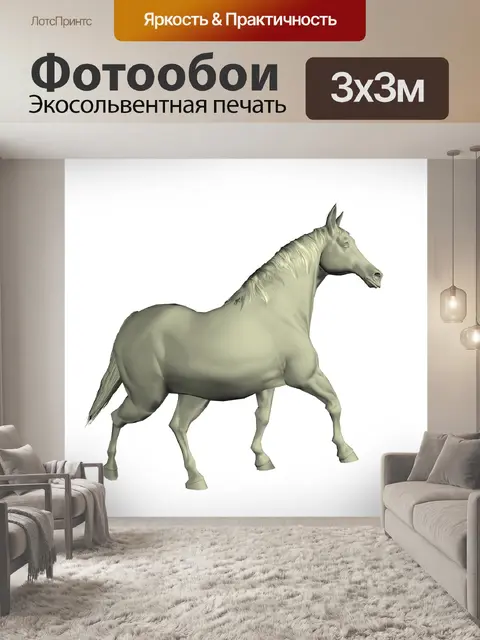 Фотообои аравийская лошадь